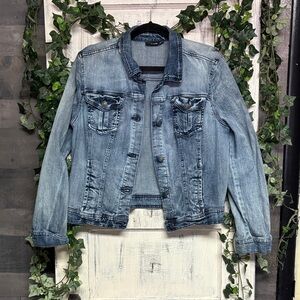 a.n.a Blue Denim Jacket